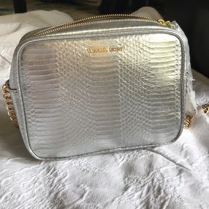 NEW Victoria Secret Silver Purse